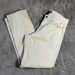 Lucky Brand Men's Size 34X32 Light Gray Straight Leg Casual, Work
